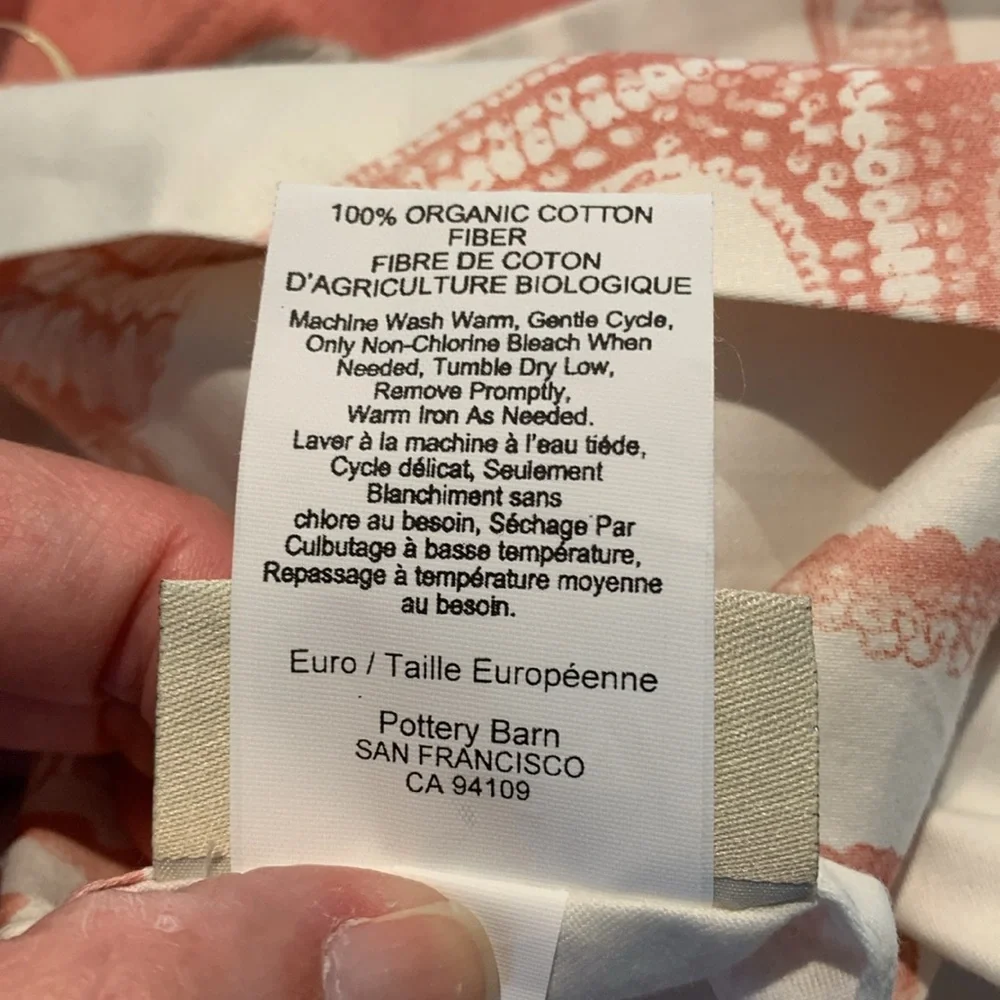 Pottery Barn Euro shams